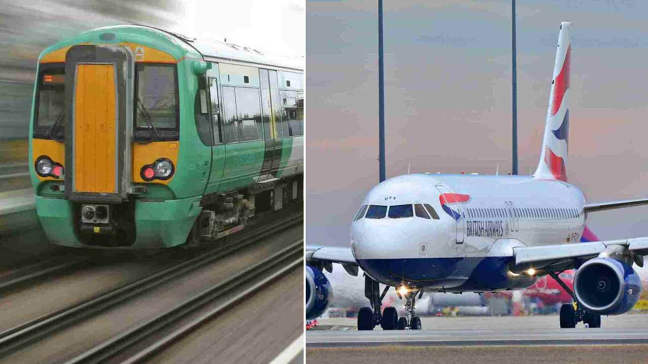 Il mezzo che inquina di meno tra l'aereo e il treno