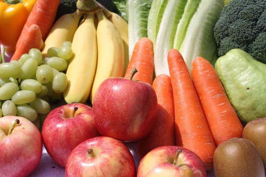 Esposizione di Frutta e verdura