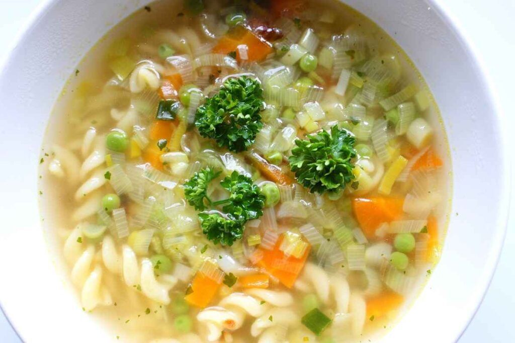 Zuppa verdure e ortaggi